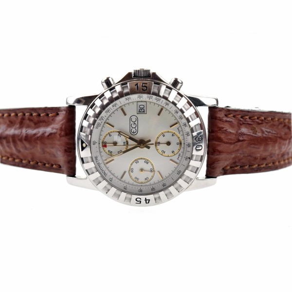 EGC - Swiss Made Automatic Chronograph Watch Valjoux 7750