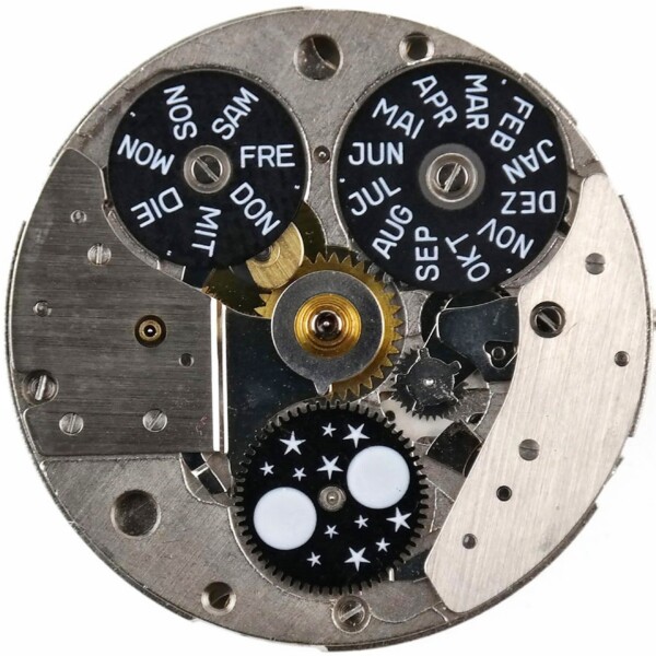 ETA 7751 - Automatic Chronograph Triple Date w. Moon-Phases Swiss Watch Movement