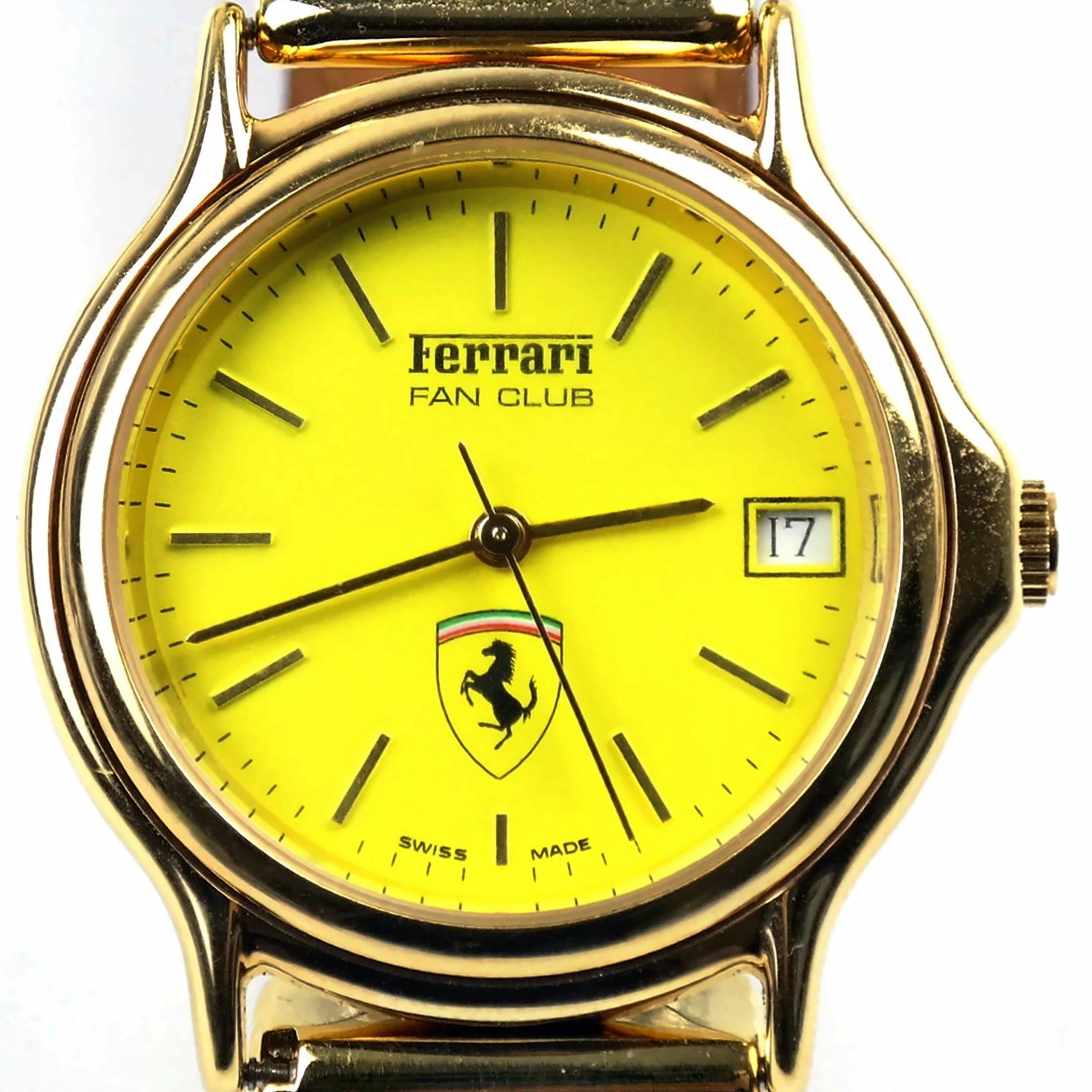 Rare Watch Duel Time Swiss Made Ferrari Automatic 1990s For