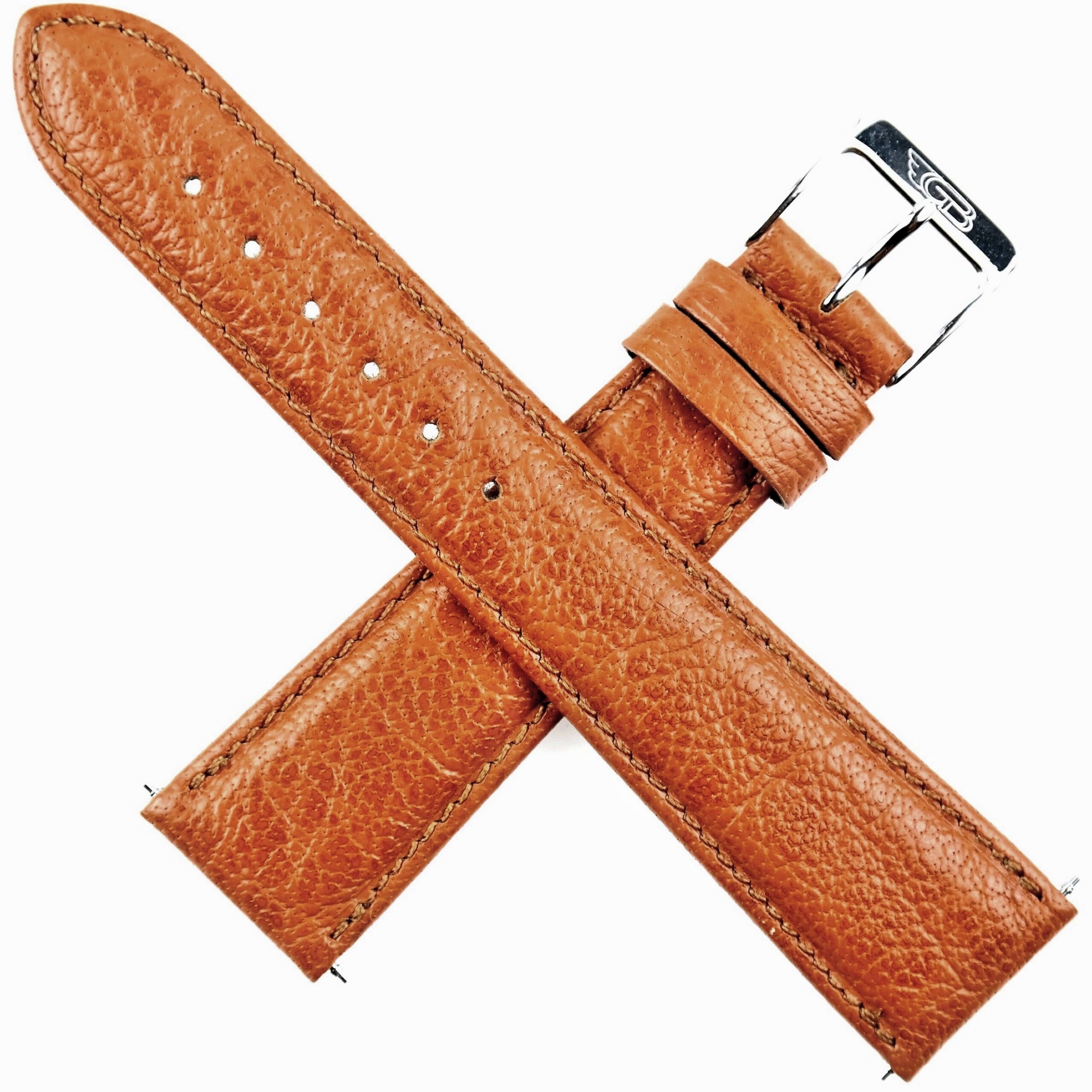 GIANNI BULGARI - Leather Watch Strap - 20 mm - Swiss Made - Brown
