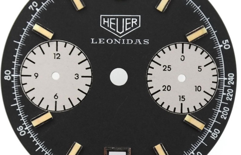 HEUER LEONIDAS Vintage Collector Watch Dial Fluckiger & Cie