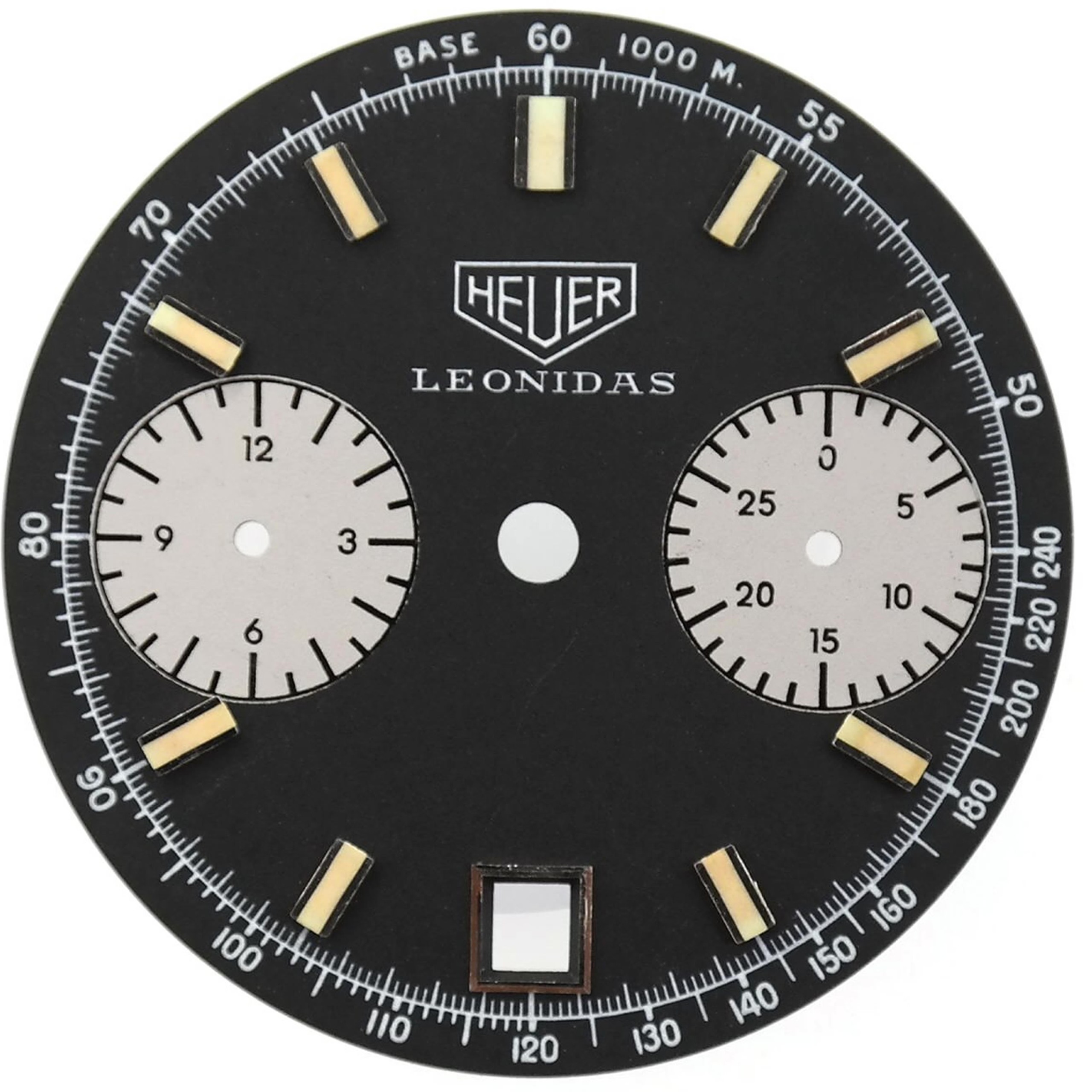 HEUER LEONIDAS Vintage Collector Watch Dial Fluckiger & Cie