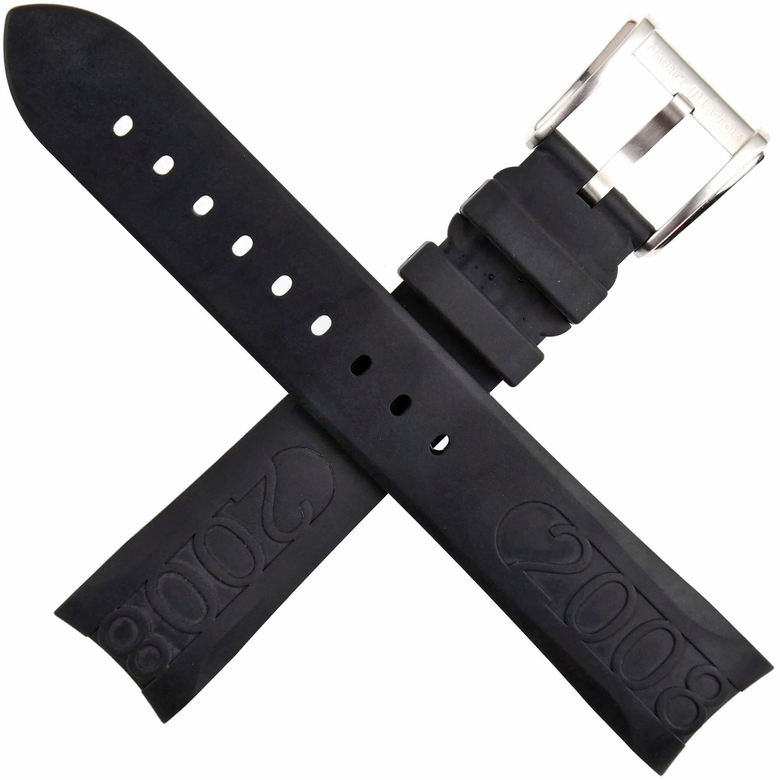 MAURICE LACROIX - 2008 - Rubber Watch Strap - 20 mm - Swiss Made