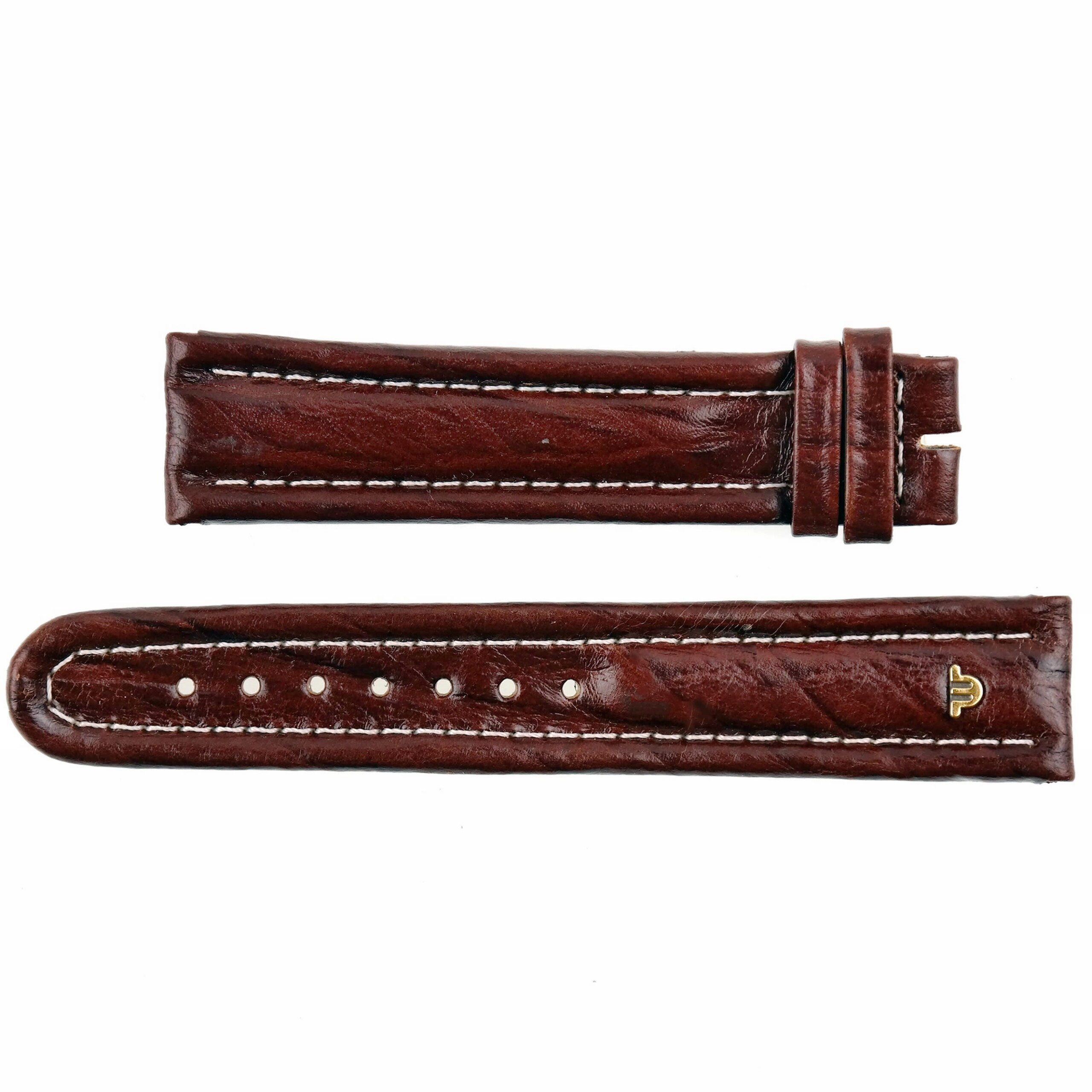 MAURICE LACROIX - Leather Watch Strap - 20 mm - Swiss Made - Brown