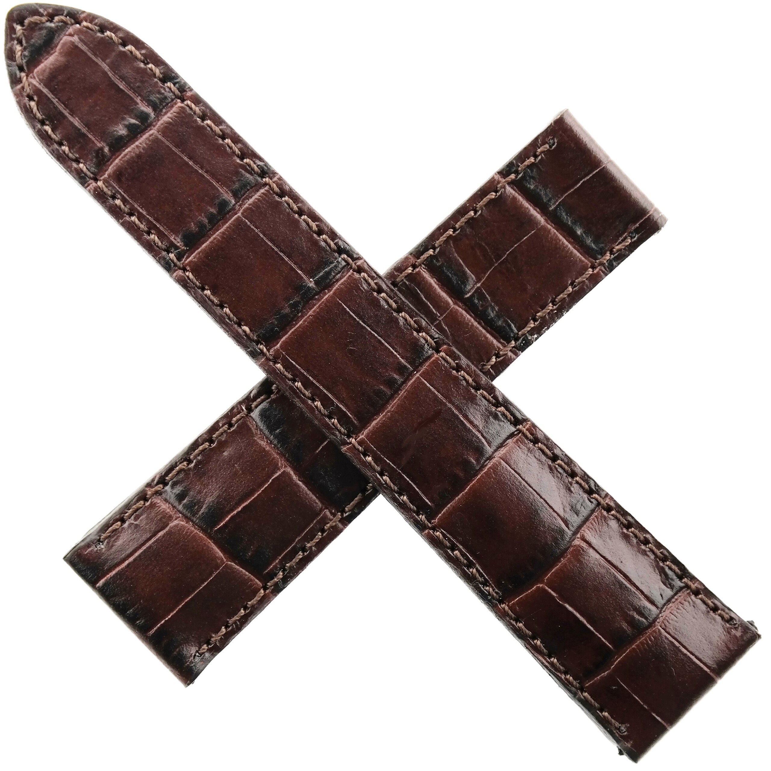 MAURICE LACROIX - Luxury Watch Strap - 21/18 80/115 - Swiss Made - Brown