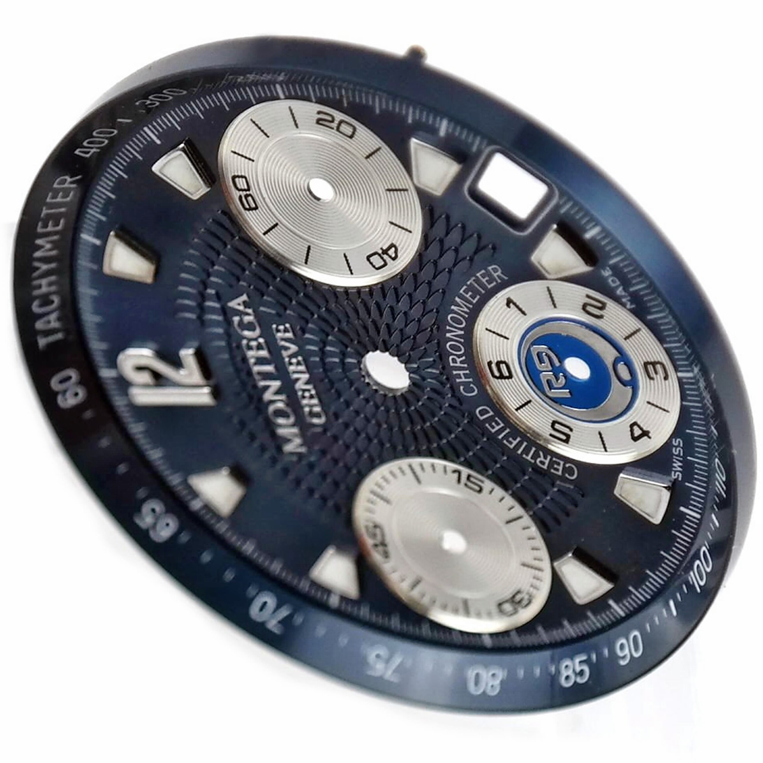 MONTEGA Geneve - Automatic Chronograph MC01 - Watch Dial - Dark Blue