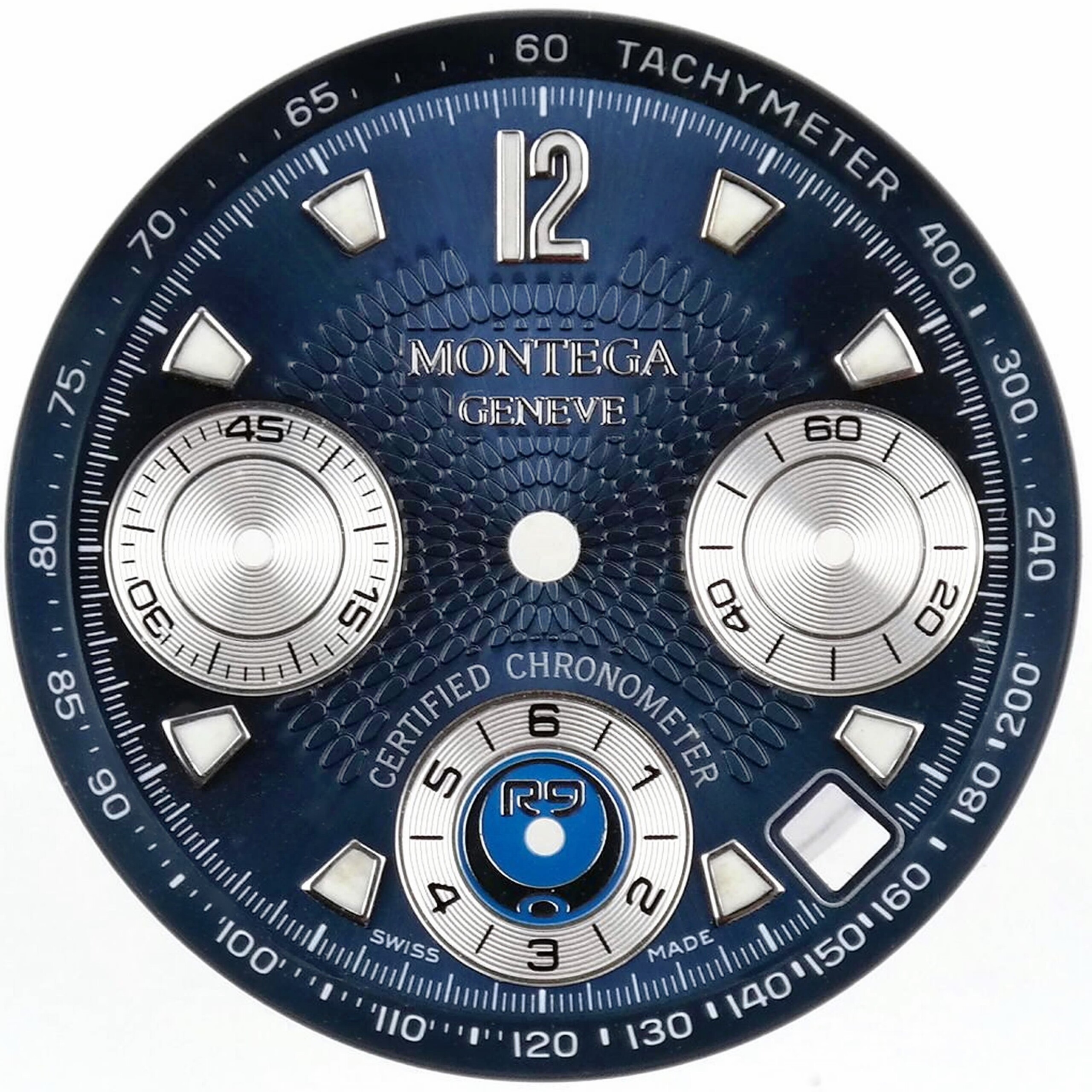 MONTEGA Geneve - Automatic Chronograph MC01 - Watch Dial - Dark Blue
