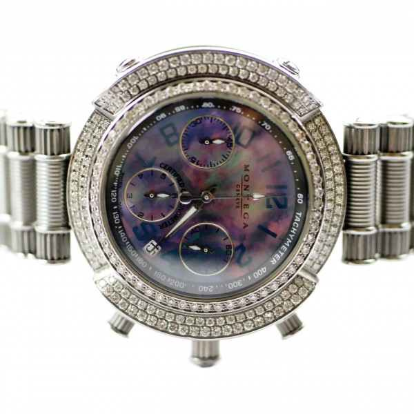 MONTEGA MC 01 Diamonds - Swiss Luxury Chronometer Automatic Chronograph Watch