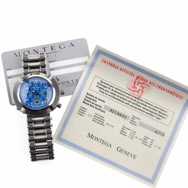 MONTEGA MC01 R9 - Swiss Made Automatic Chronograph Chronometer Watch