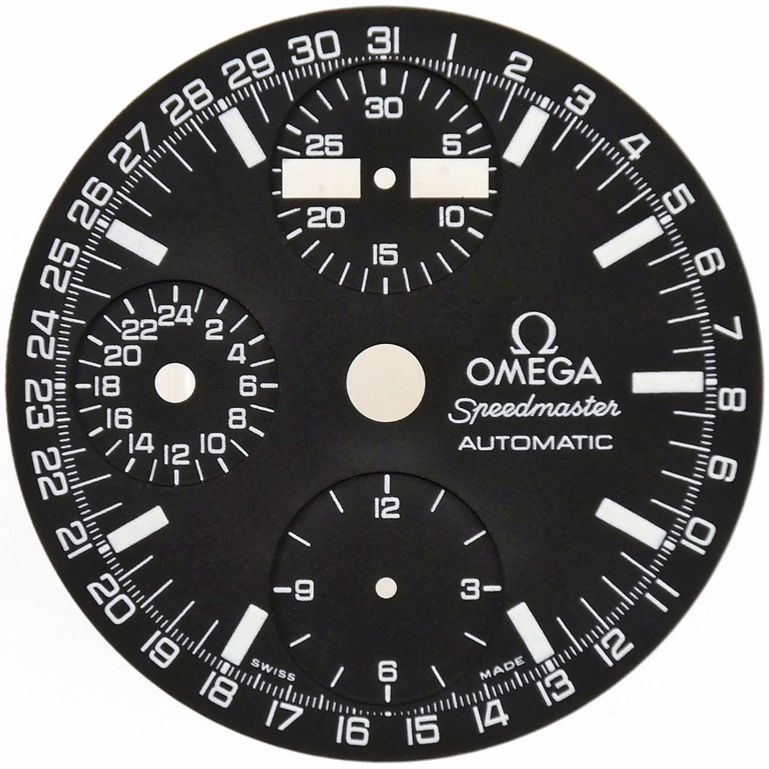 OMEGA - Speedmaster 3520 Cal. 1151 - Automatic Chronograph Watch Dial - Black