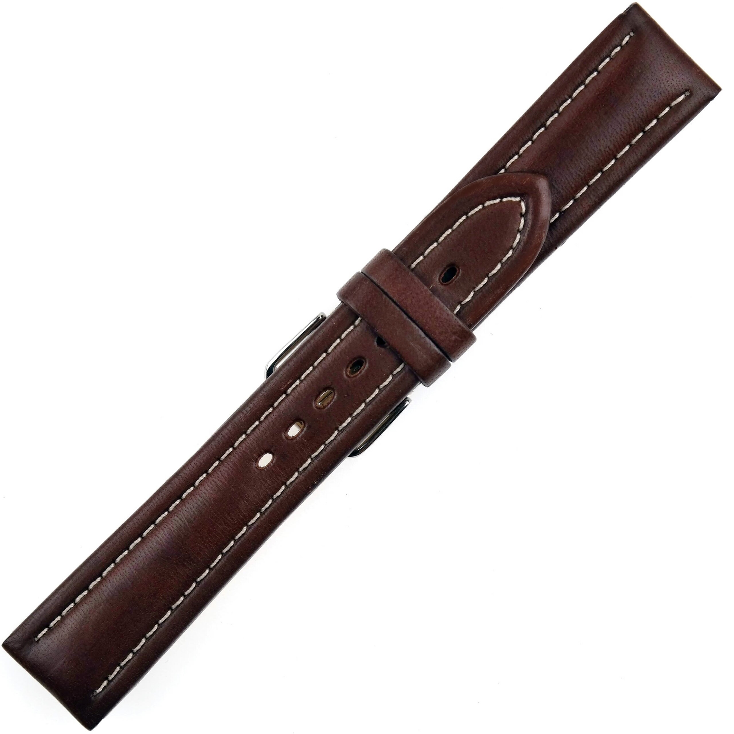 REVUE THOMMEN - Leather Watch Strap - 20 mm - Swiss Made - Brown