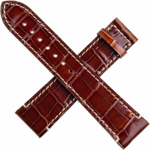 RODOLPHE - Luxury Watch Strap - 23 mm - Genuine Leather - Swiss Made