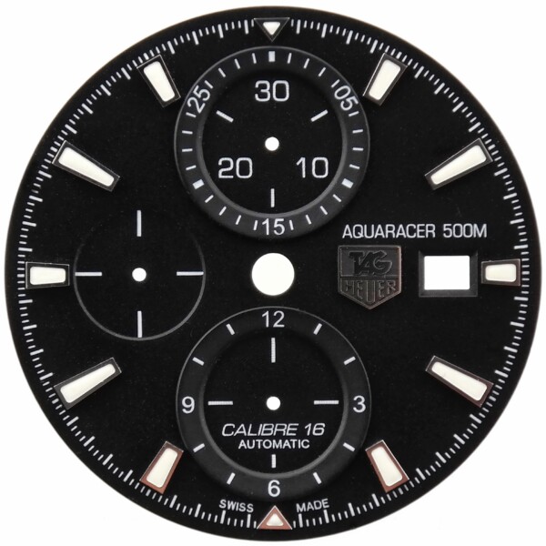 TAG Heuer Aquaracer 500M Calibre 16 Chronograph CAJ2110 Watch Dial