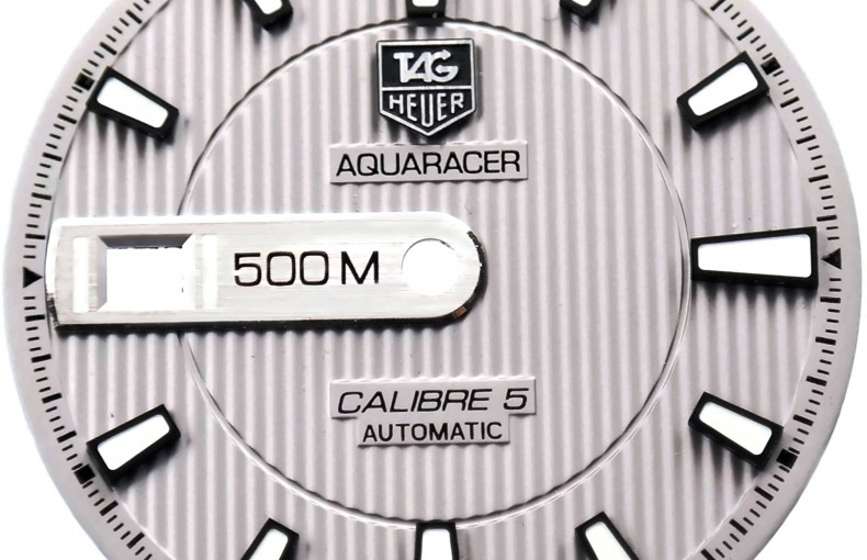 TAG Heuer Aquaracer Calibre 5 Automatic 500 M WAJ21XX Watch Dial Beige