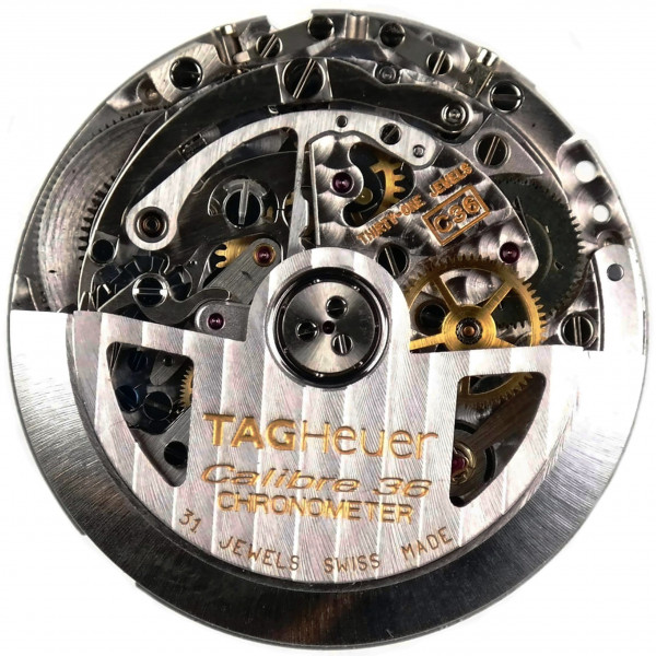 TAG Heuer Calibre 36 Automatic Tri-Compax Chronograph Watch Movement