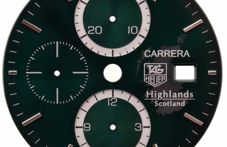 TAG Heuer Carrera Limited Edition "Scotland Highlands" CV2012 Watch Dial