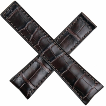 TAG Heuer Carrera Watch Strap - 22 mm Dark Brown Alligator