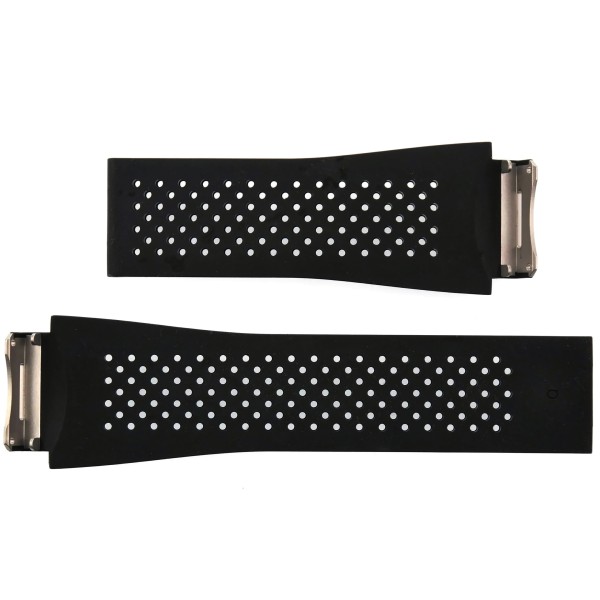 TAG Heuer Connected Modular 45 Black Rubber Strap With Logo