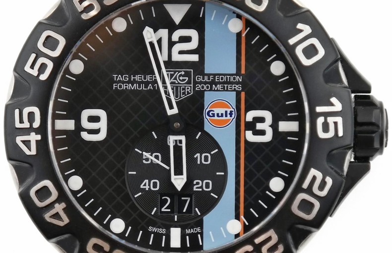 TAG Heuer Formula 1 Gulf Edition Big Date Watch Kit