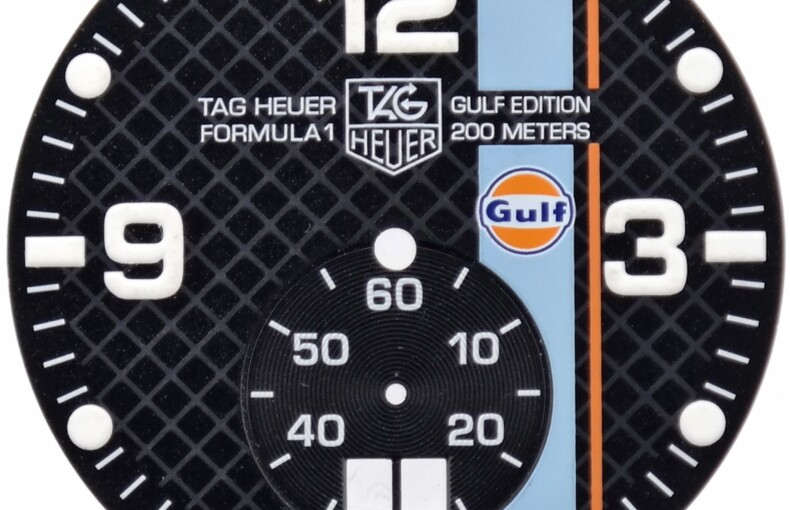 TAG Heuer Formula 1 Gulf Edition WAH1013 Watch Dial