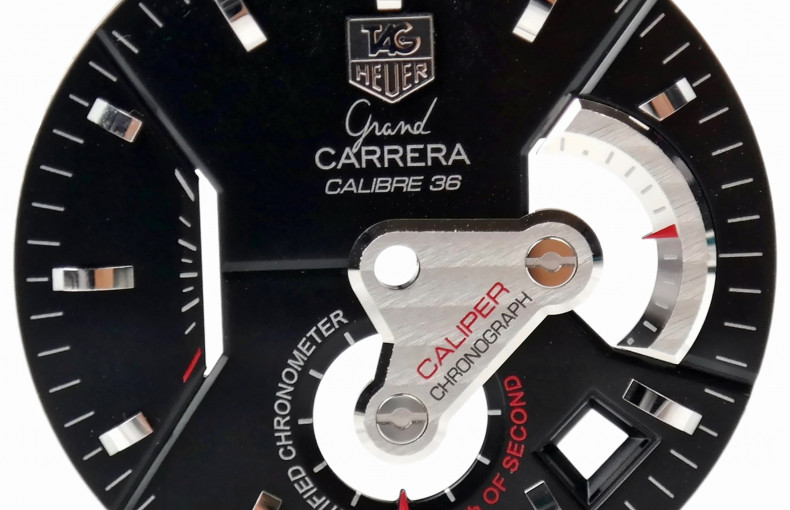 TAG Heuer Grand Carrera Calibre 36 RS Caliper Watch Dial