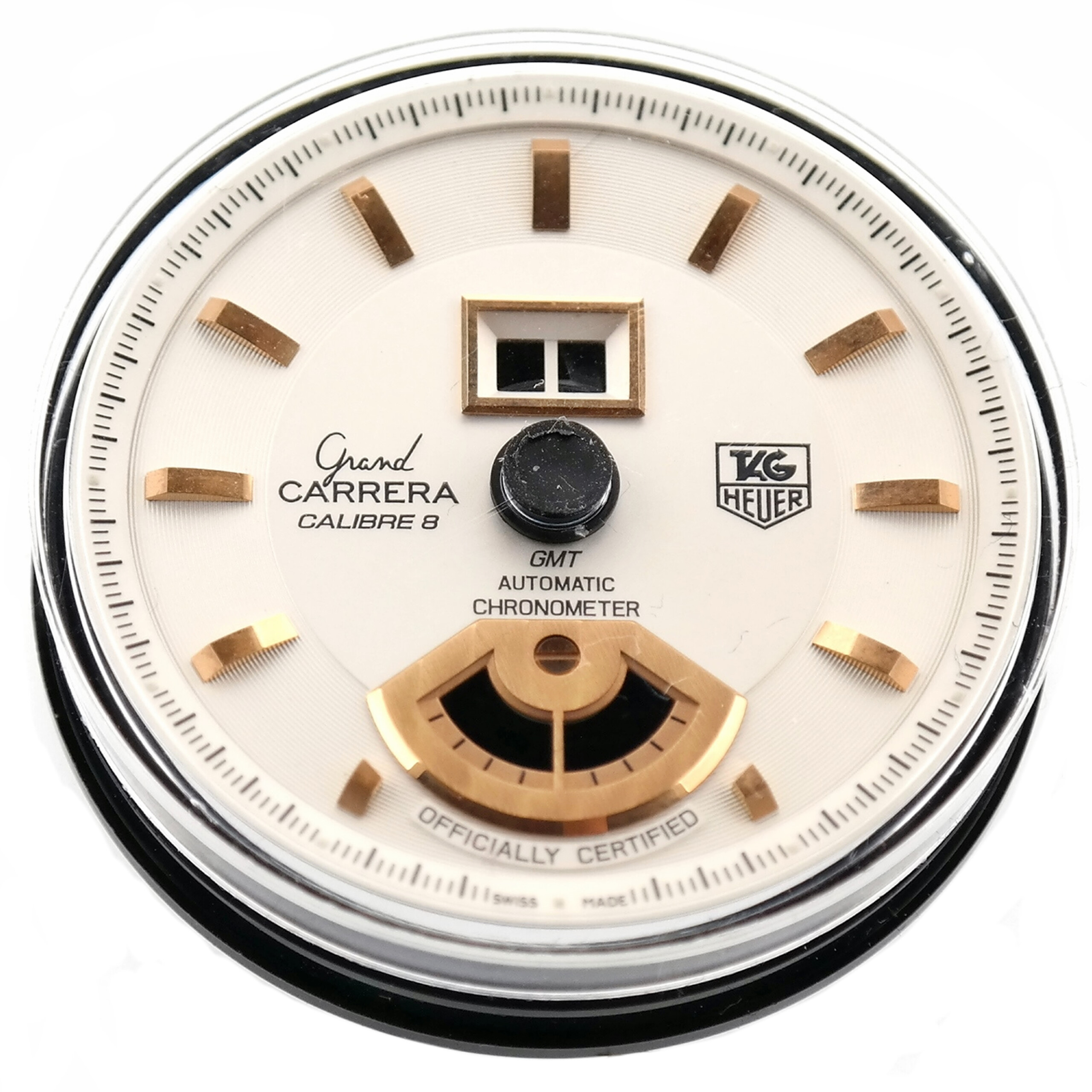 TAG Heuer Grand Carrera Calibre 8 GMT WAV5152 Watch Dial