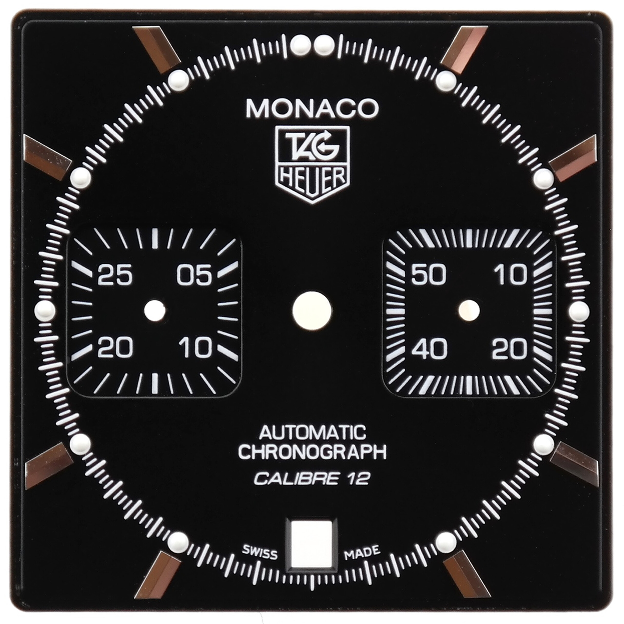 TAG Heuer Monaco ACM Calibre 12 Chronograph CAW211M Watch Dial
