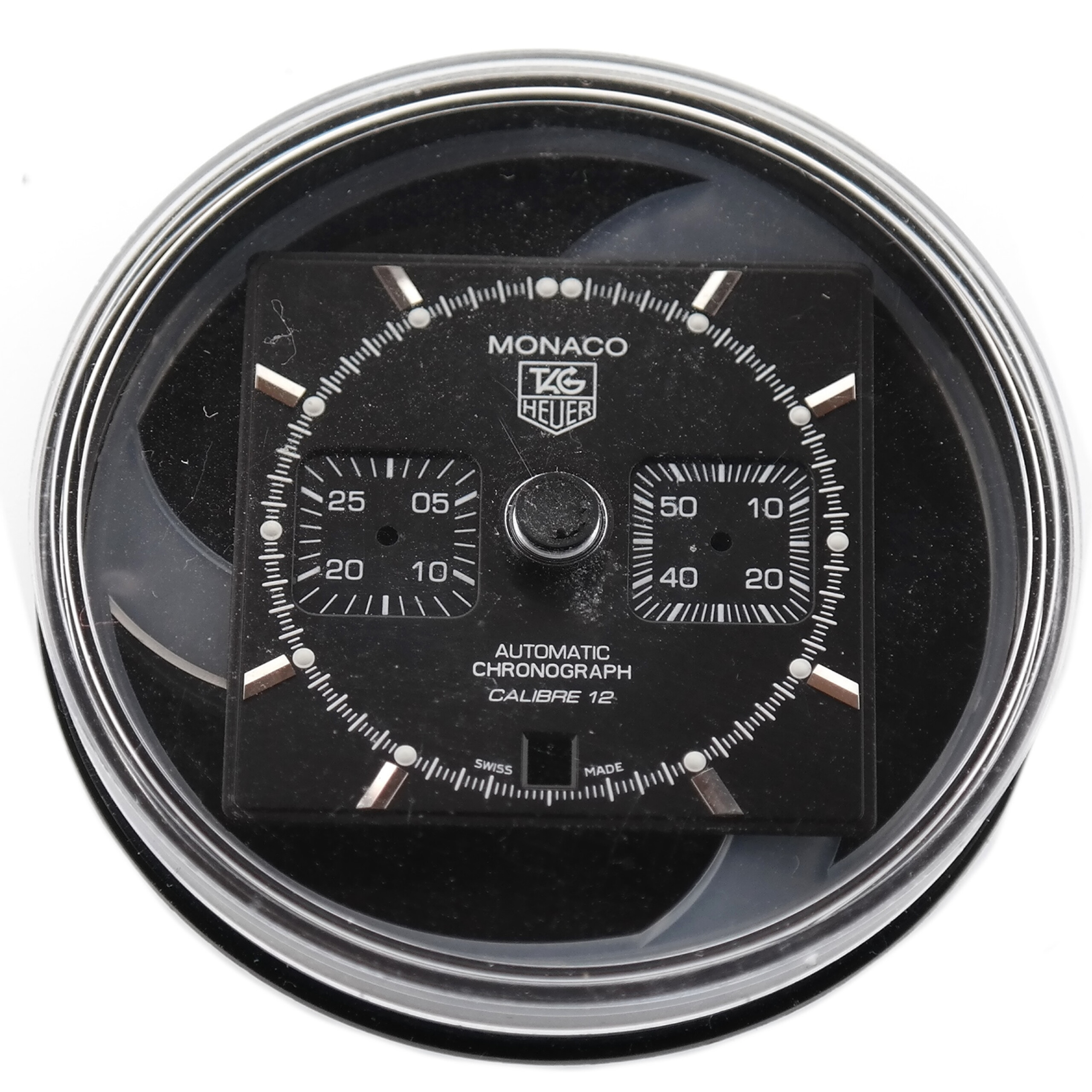 TAG Heuer Monaco ACM Calibre 12 Chronograph CAW211M Watch Dial