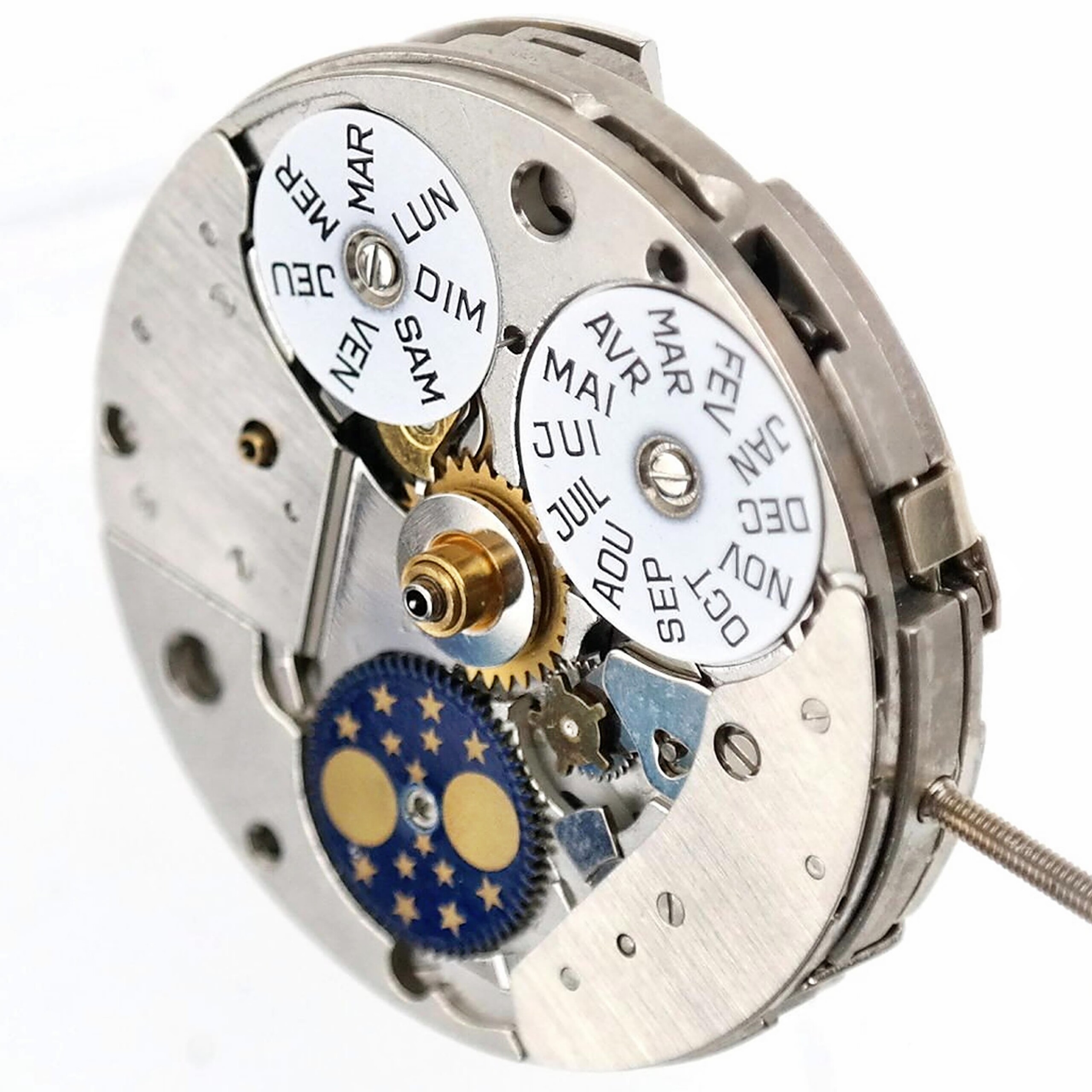 Valjoux 7751 - Automatic Chronograph Triple Date w. Moon-Phases Watch Movement