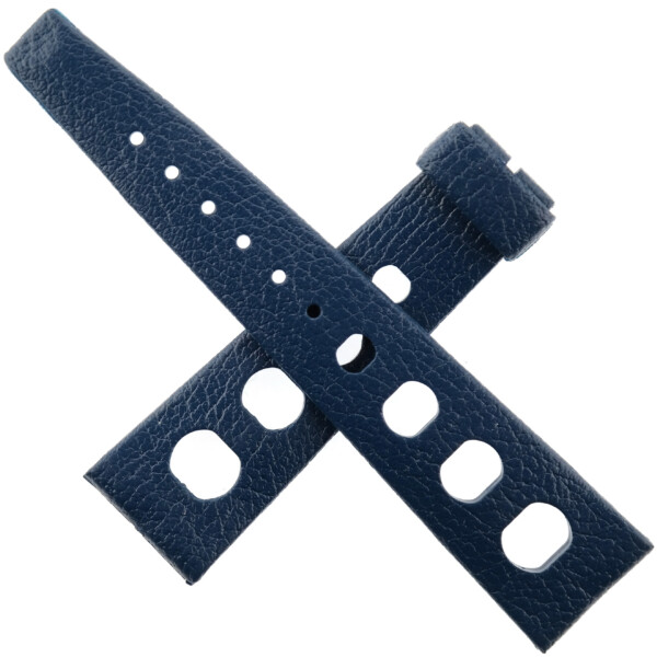 Vintage BESTFIT TROPIC SPORT Watch Strap - 23319 - 19 mm - Blue - Swiss Made