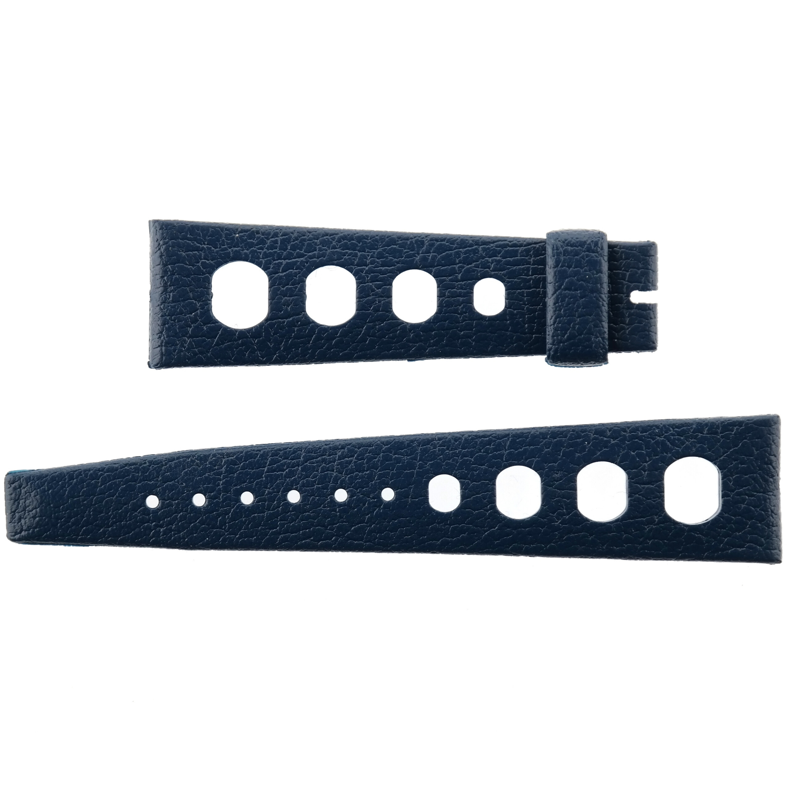 Vintage BESTFIT TROPIC SPORT Watch Strap - 23322 - 22 mm - Blue - Swiss Made
