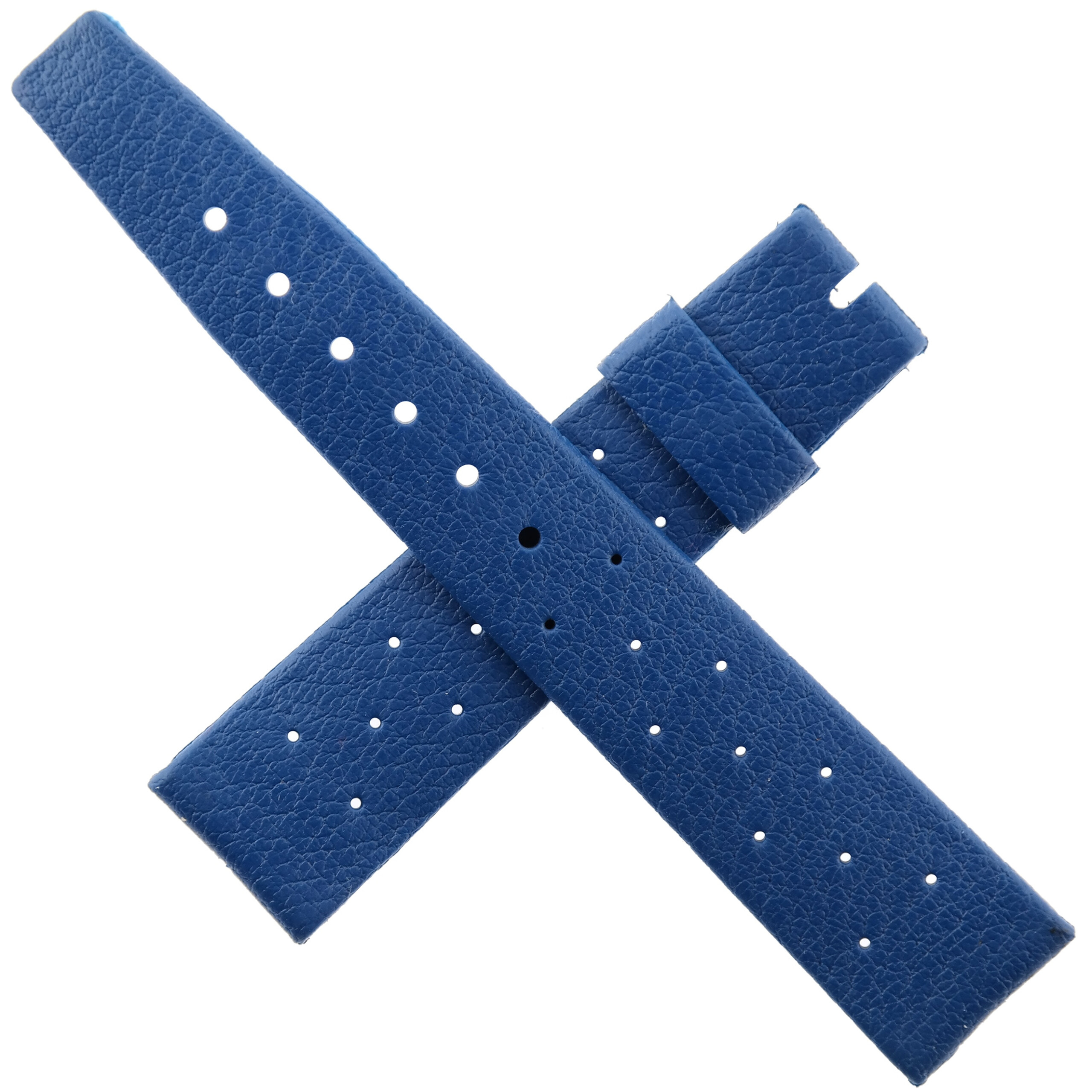 Vintage BESTFIT TROPIC STAR Watch Strap - 23219 - 19 mm - Blue - Swiss Made