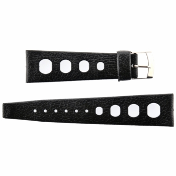 Vintage Watch Strap – BestFit Tropic – 23322 – 22 mm – Rubber – Black – Swiss Made