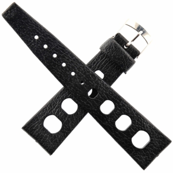 Vintage Watch Strap – BestFit Tropic – 23322 – 22 mm – Rubber – Black – Swiss Made