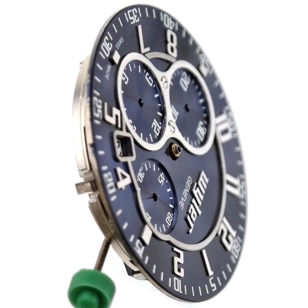 WYLER Geneve Code R Automatic Chronograph Watch Movement and 2 Dials