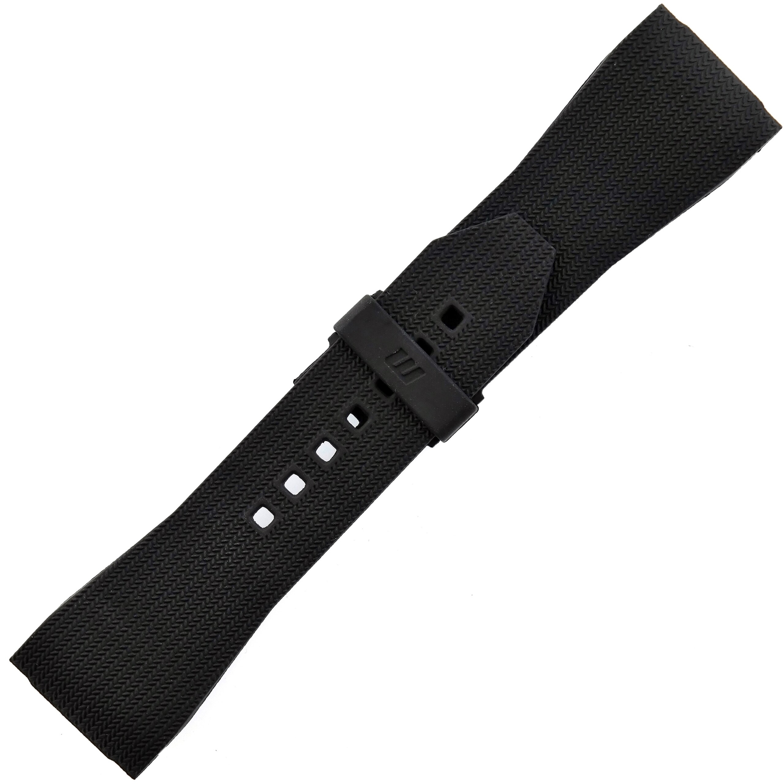 WYLER Geneve - CODE R - Rubber Watch Strap - 6-100-80/12-100-80