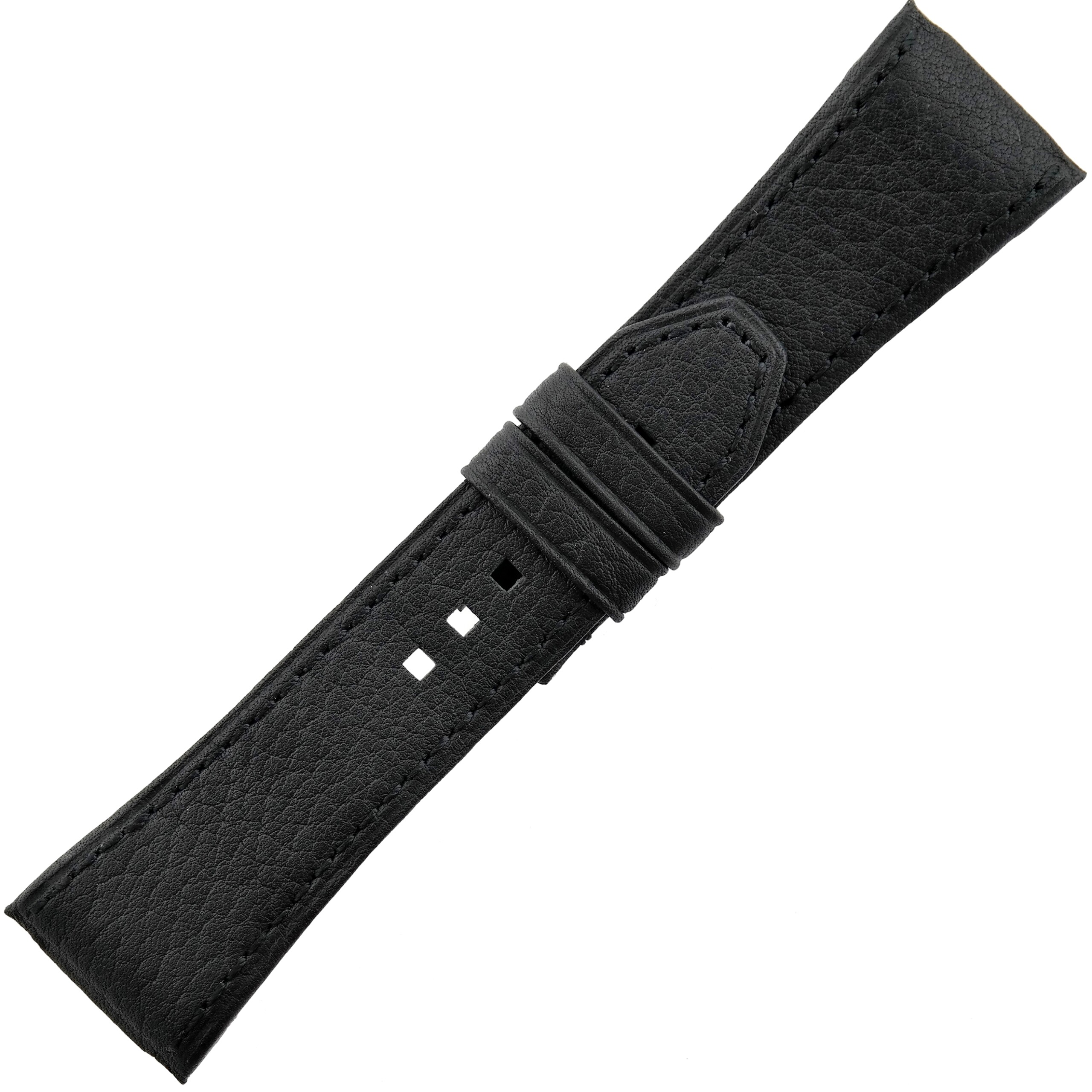WYLER Geneve - CODE R/S - Leather Watch Strap - M - Black