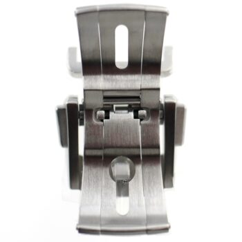 ZENITH Deployant Clasp - Folding Clasp Buckle - 18 mm - Brushed Stainless Steel